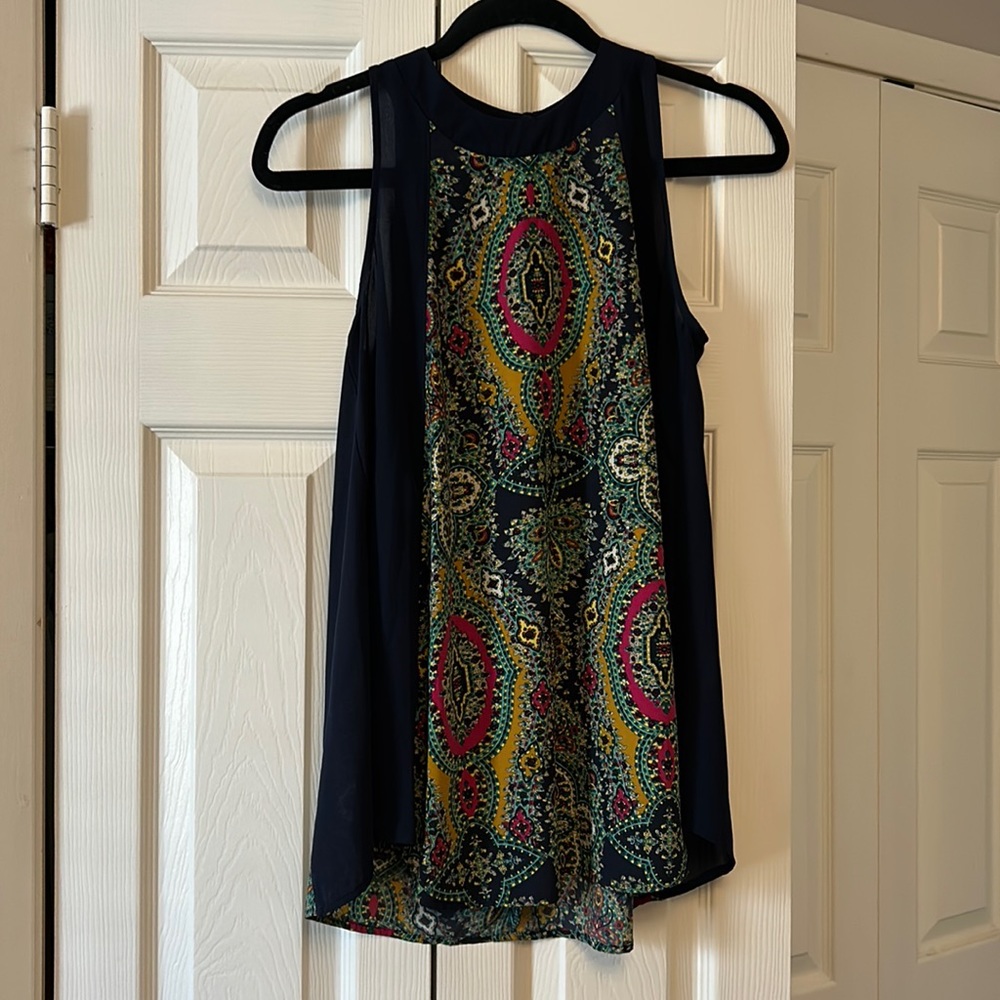 Blue Rain tank top